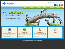 Tablet Screenshot of javentechnologies.com